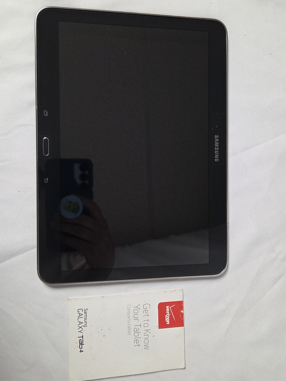 Samsung Galaxy Tab 4 SM-T537V - Black 10.9” - 16GB + 4G LTE - Good Condition